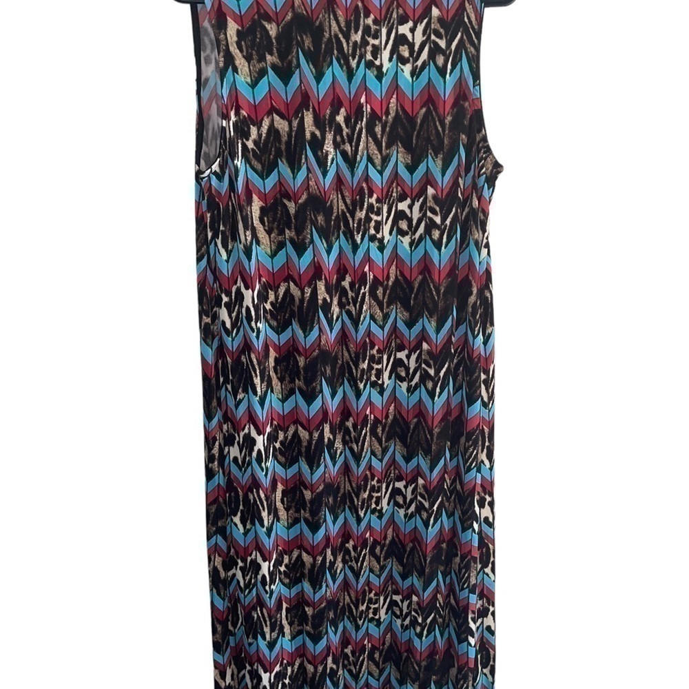 zig ZAG STRIP SOUTHWEST DESIGN WITH FRINGE EMBELLISHMENT SIZE SMALL - Picture 2 of 2